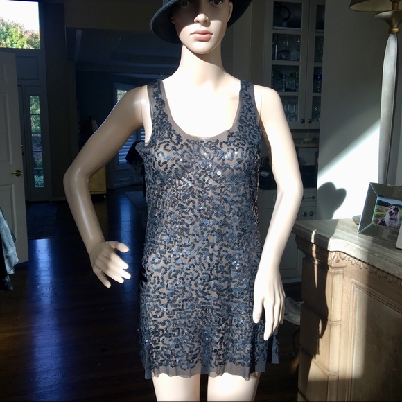 Sheer Sequined Top - Picture 2 of 7